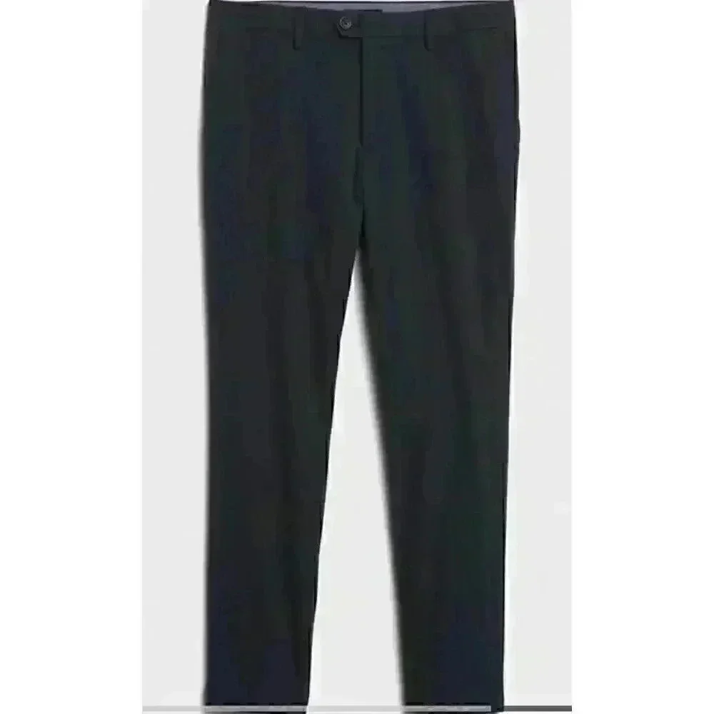 Banana  Republic Grayson Navy Check Pant